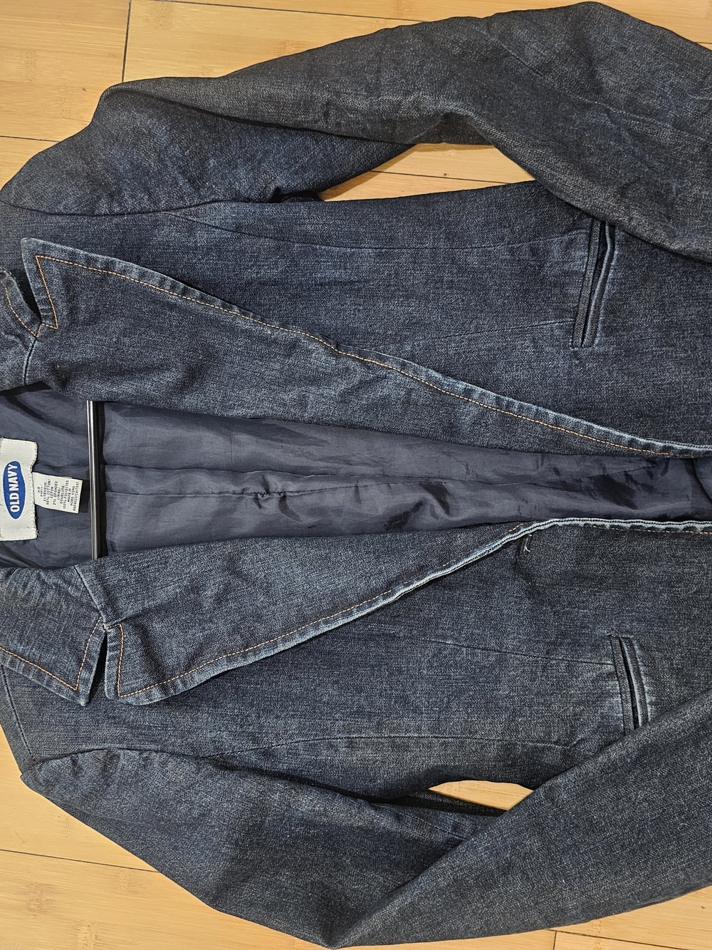 Women's Denim Jacket Blazer XS